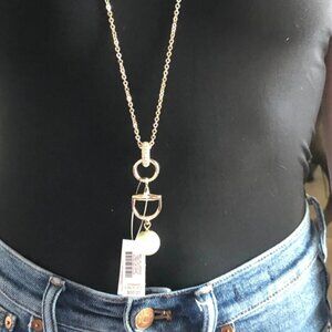 NWT WHBM 32" adjustable equestrian Necklace.